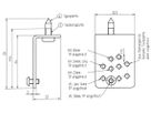 BOX/CAP Befestigungsset schwarz für 12-30mm Vollkern-Tischplatten