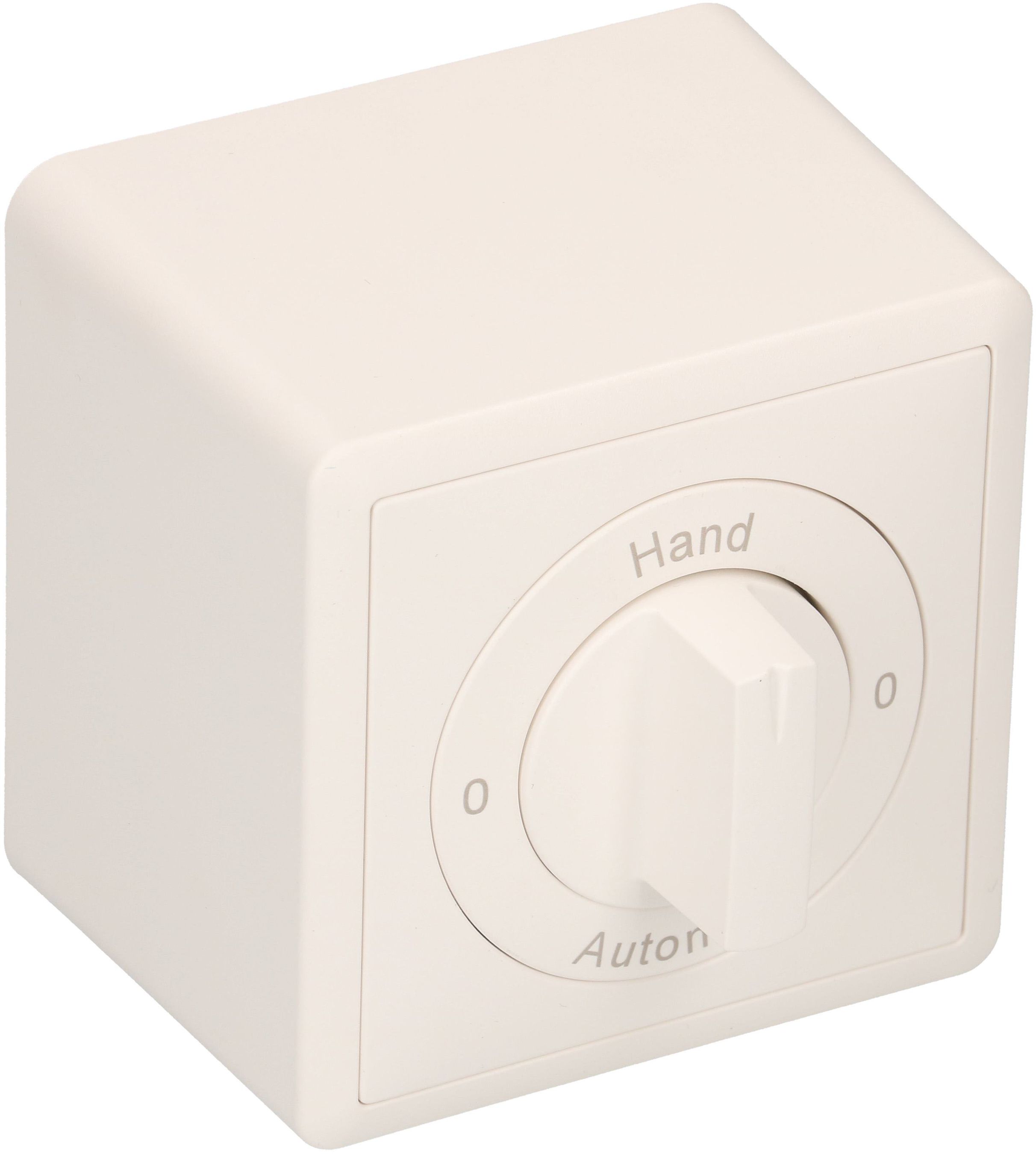 Drehschalter Schema 2/1L 0-Hand-0-Automat AP EdizioDue weiss