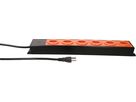 Steckdosenleiste Power Line 6x Typ 23 schwarz/orange 3.0m