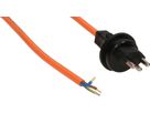 Cable cordset H07BQ-F3G1.5mm2 orange