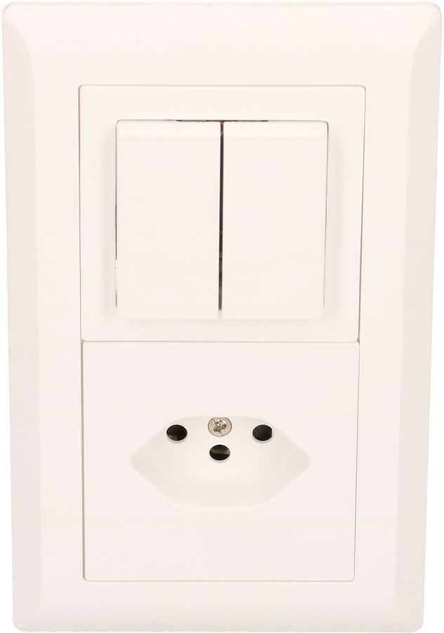 combinaison schéma 3+3 / type 13 ta.2x1 ENC Kallysto blanc