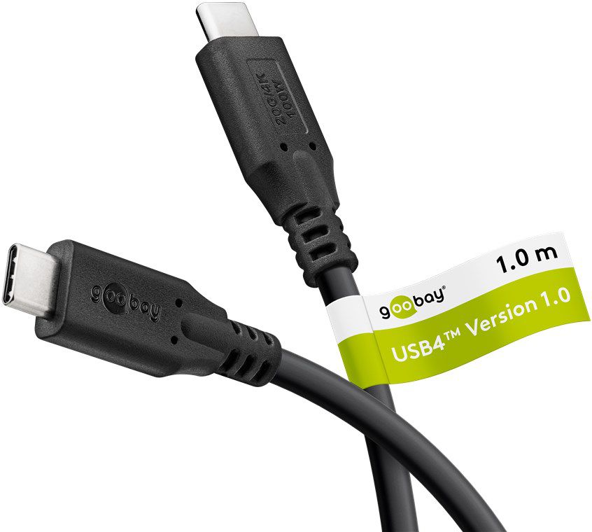 Ladekabel USB-C 100W 1m schwarz