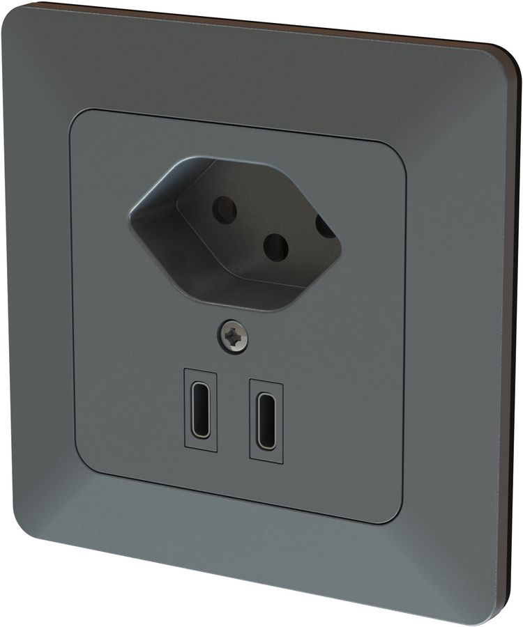 Kleinkombi Typ 13 / USB-C+C 20W UP priamos anthrazit