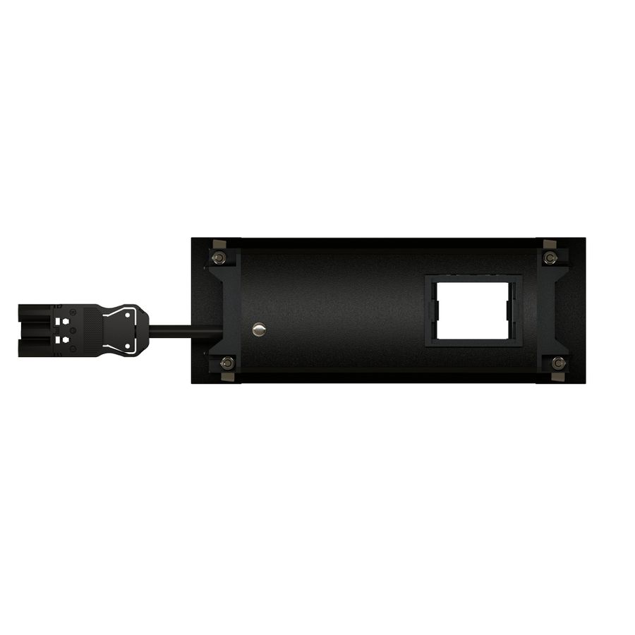 INTRO2.0 presa multipla nero 1x tipo 13 1x USB-A/C 1x vuoto
