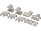 Joints assort. for cablefix 10mm metalissed-grey