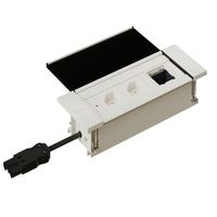 NEXO Steckdoseneinheit weiss 2x Typ 13 1x Leermodul