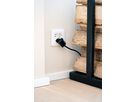 multiprise Safety Line 6x type 13 2x 90° BS noir interr. 2m cli.