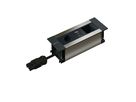 INTRO2.0 bloc multiprise anodisé 1x type 13 1x USB-A/C 1x vide