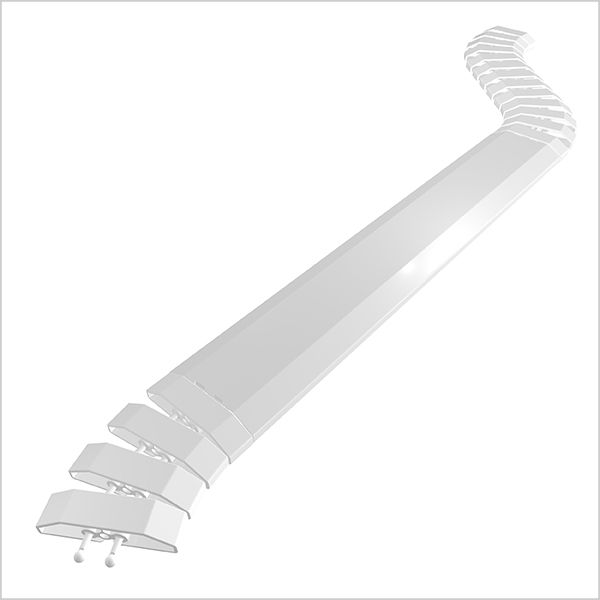 Kabelschlange Pro 80 1.00m weiss RAL9003