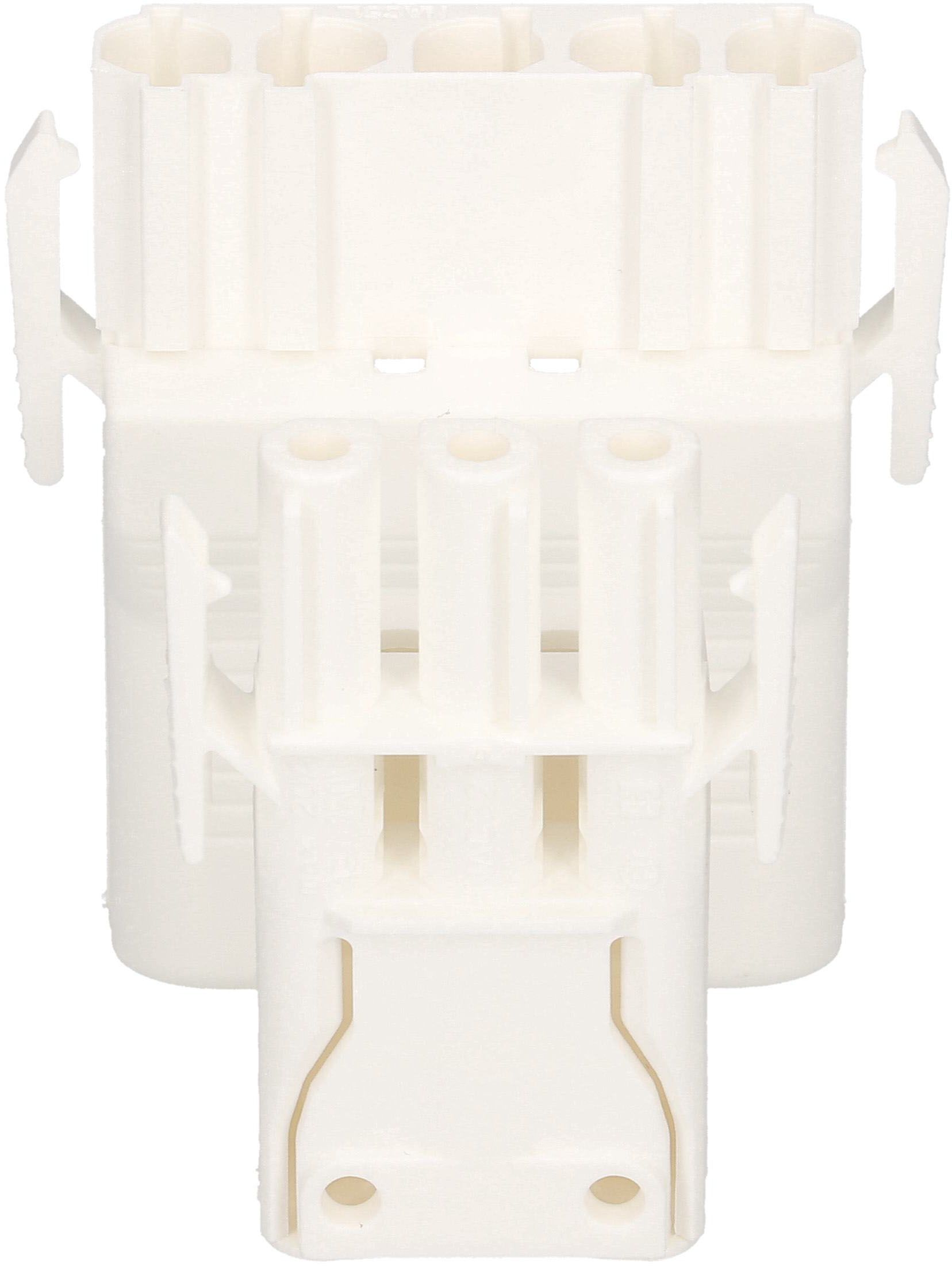 Stecker ENSTO 5-polig weiss Zugentlastung