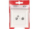 Radio/TV/Daten Durchgangs-/Enddose 15dB UP EdizioDue weiss