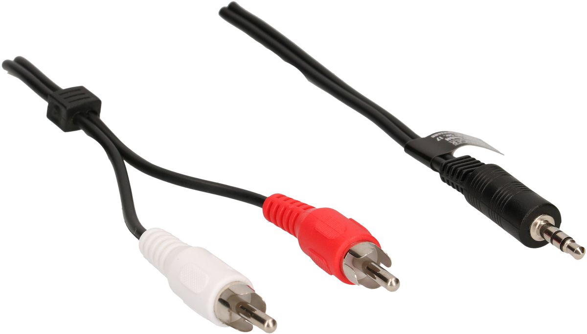 câble audio adaptateur Y stéréo fiche jack/fiche RCA 3m