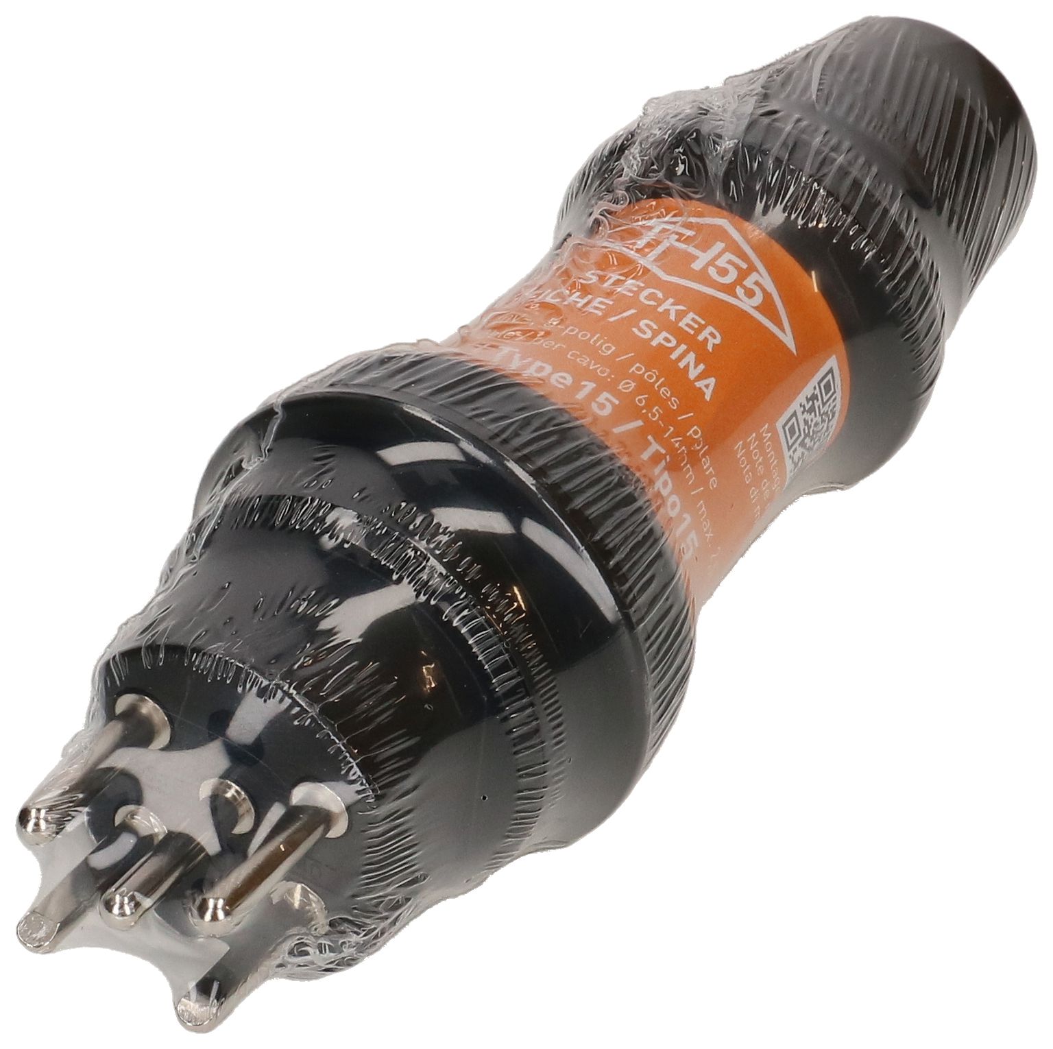 fiche type 15 IP55 noir