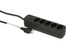 Steckdosenleiste Swiss Line 5x Typ13 schwarz