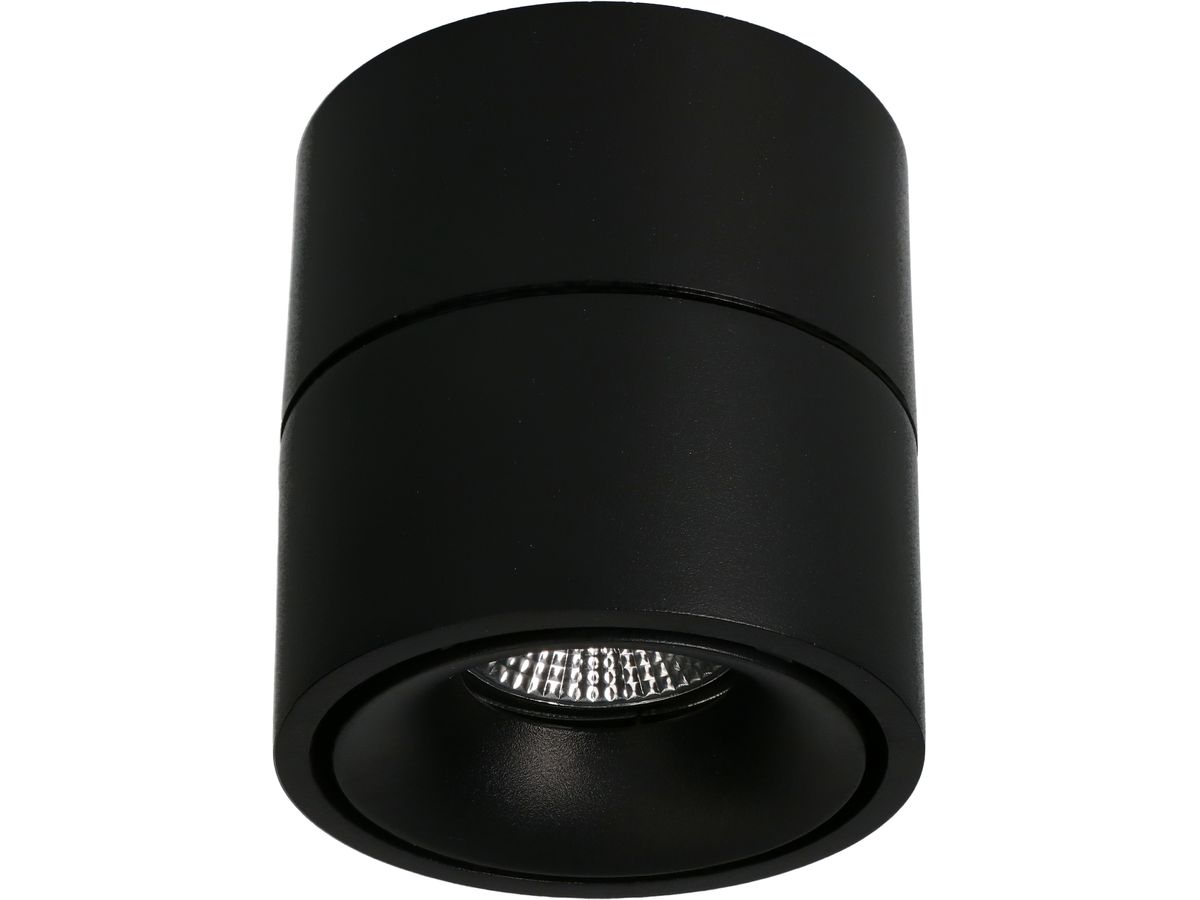 LED-Deckenspot "BIG SHINE" matt schwarz, 3000K, 1100lm, 36°