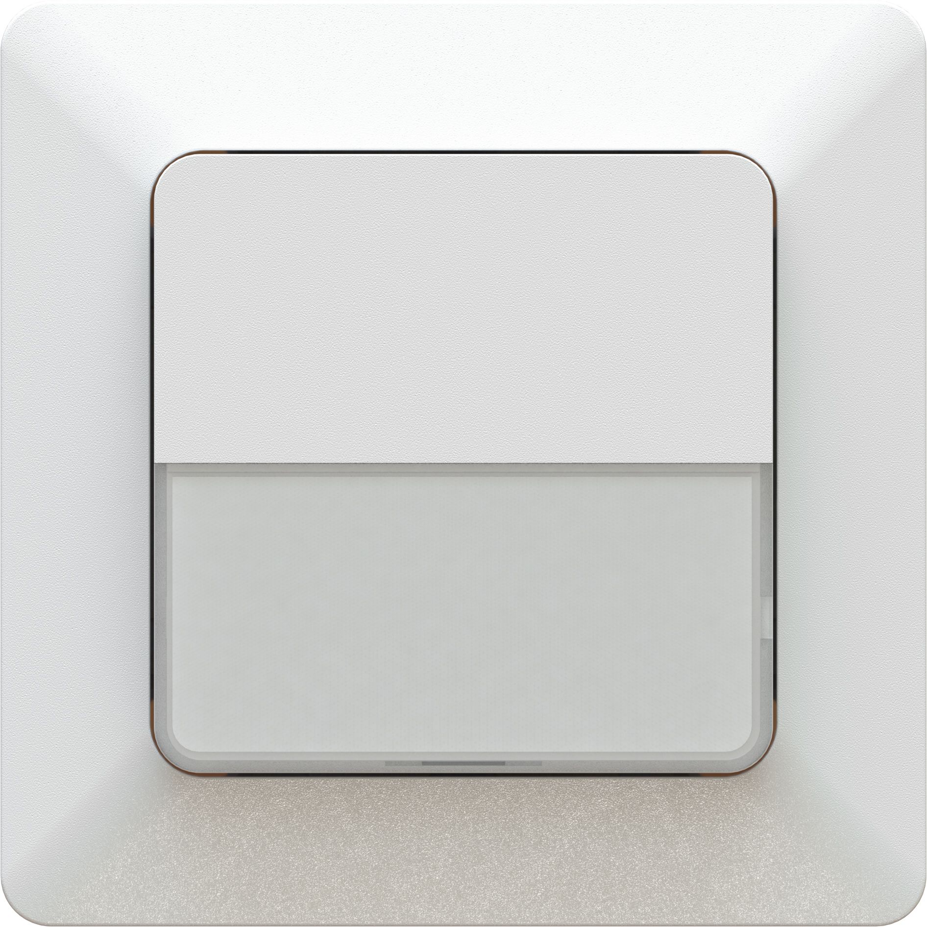 bouton-poussoir carillon + porte-nom AP priamos blanc