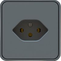 presa aggiuntiva 1x tipo 13 compatta antracite