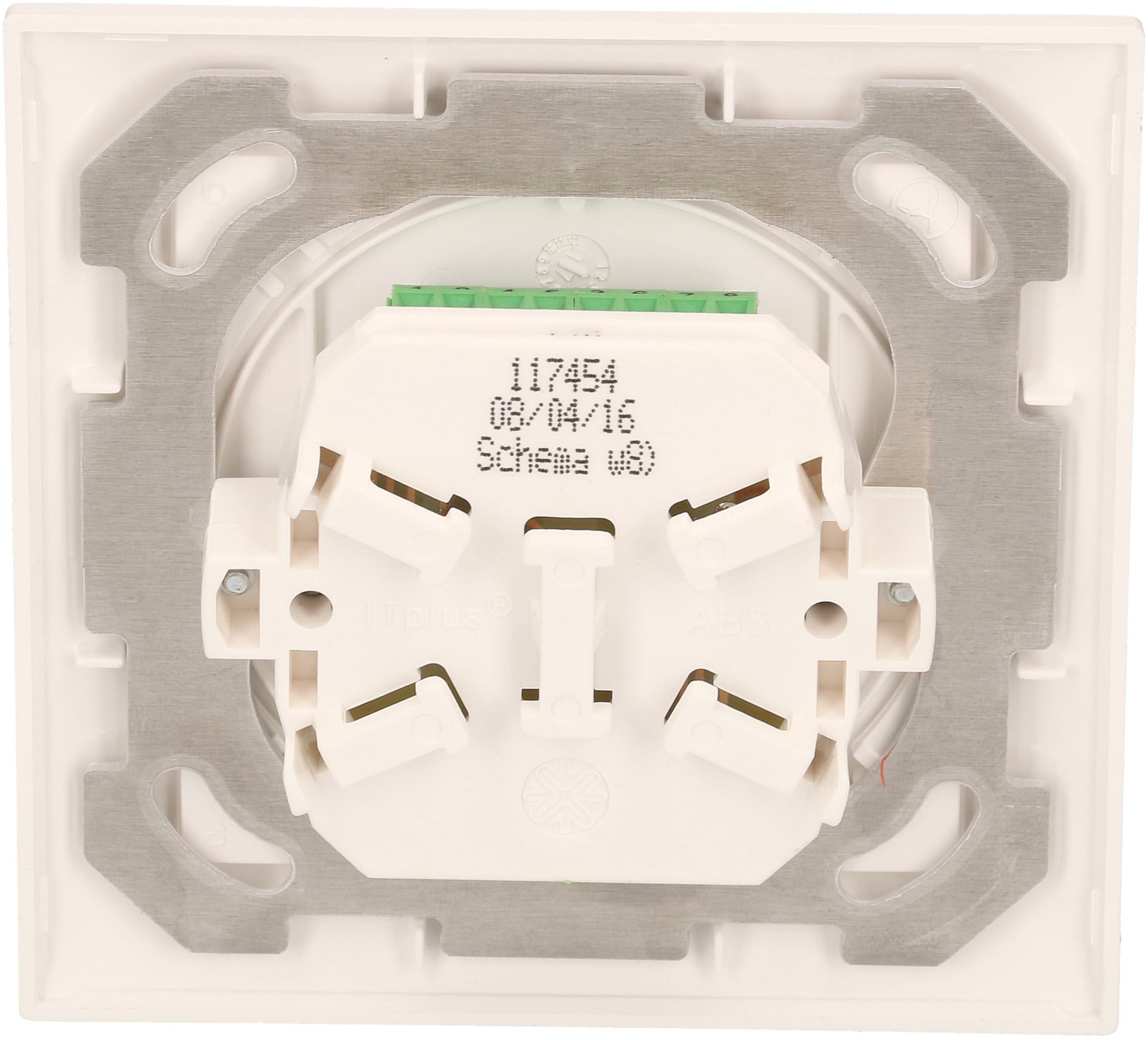 Telefon/Netzwerk 1xT+T83 1xRJ45 Kat. 5e UP EdizioDue weiss