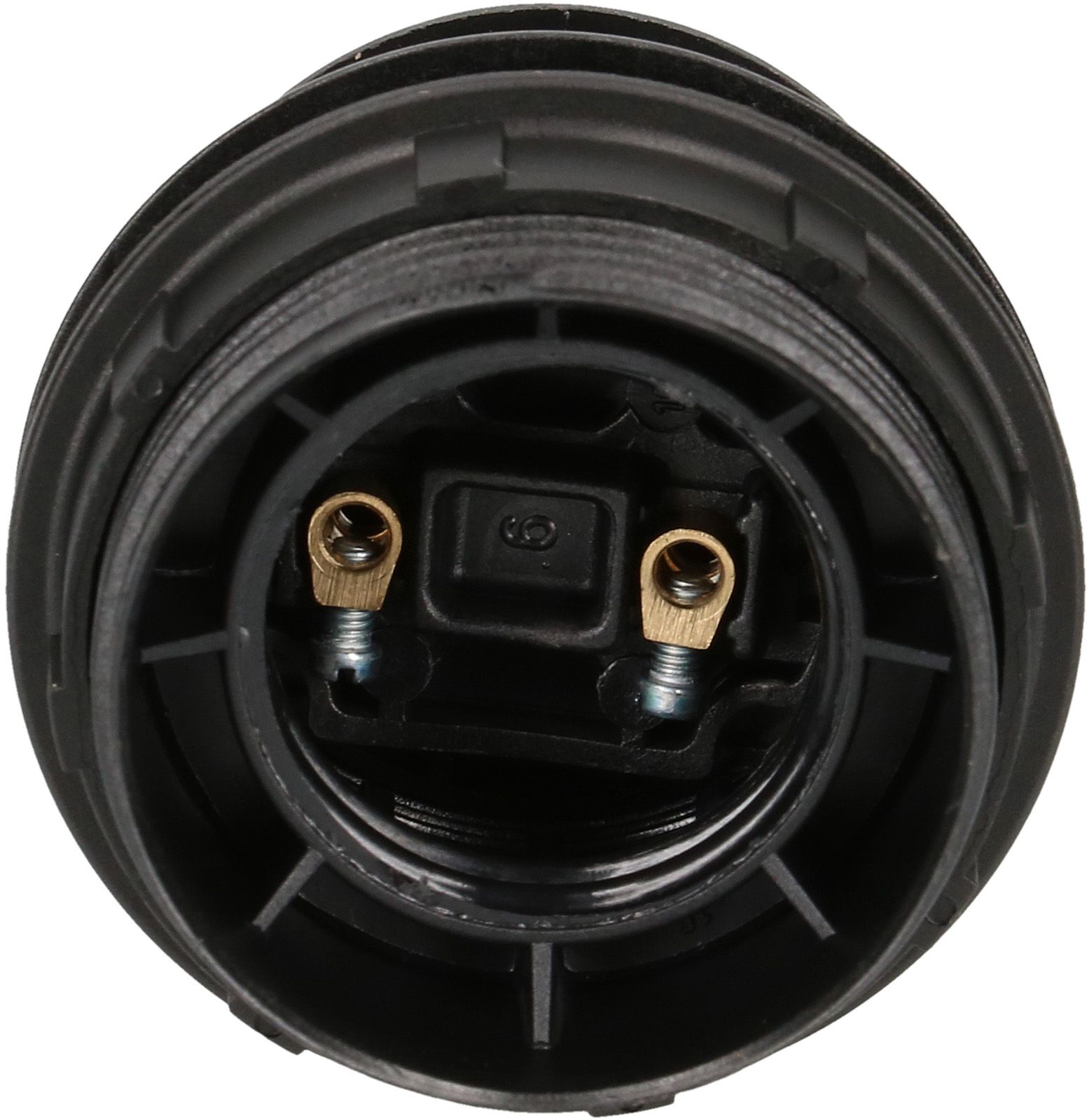 E27-Fassung Randmantel M10x1 schwarz