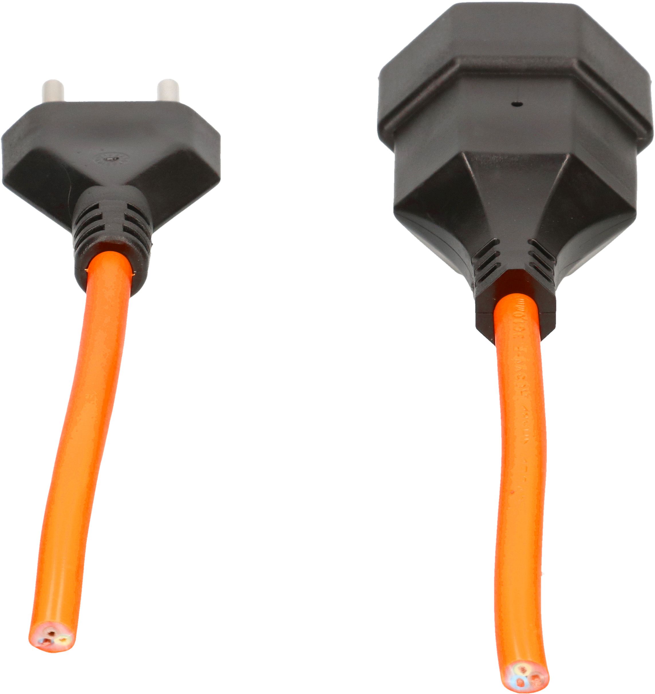 Rallonge TD3x1mm2 orange L=3m