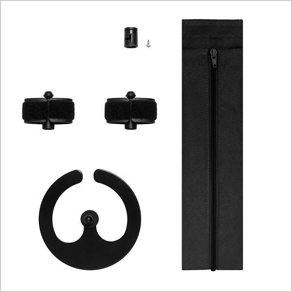 set di serpente del cavo Premium Tex 0.75m nero RAL9005