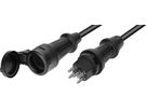 Prolunga IP55 GDV-5x2.5 20m nero tipo 25 / tipo 25