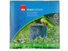 Gartensteckdose 2x Typ 13 IP55 Zeitschaltuhr Steinoptik grau