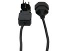Rallonge TD H05VV-F3G1.0 5m noir clip-clap OCP type 12 / type 13