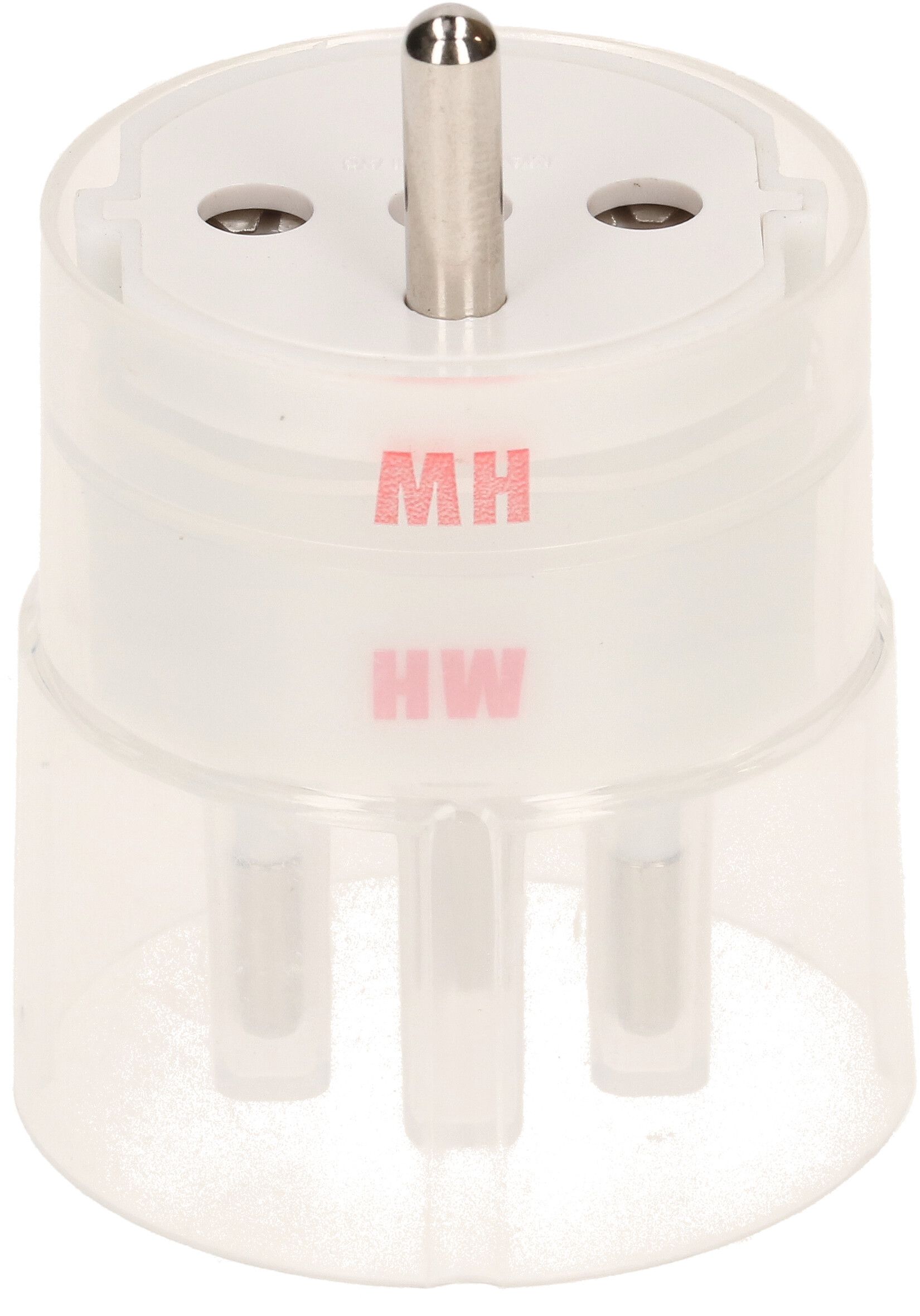 adaptateur fixe type 12 / Schuko CEE 7/7 blanc