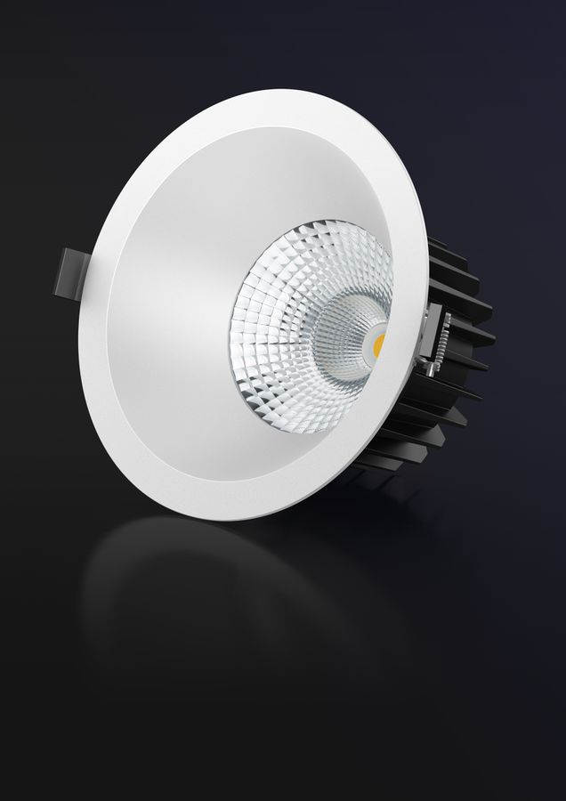 LED-Downlight ATMO 200 DALI2 1-10V bi 3000+4000K 2640lm 60°