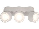 LED-Deckenspot TRIPLE SHINE matt weiss 3000K 3300lm 3x 36°