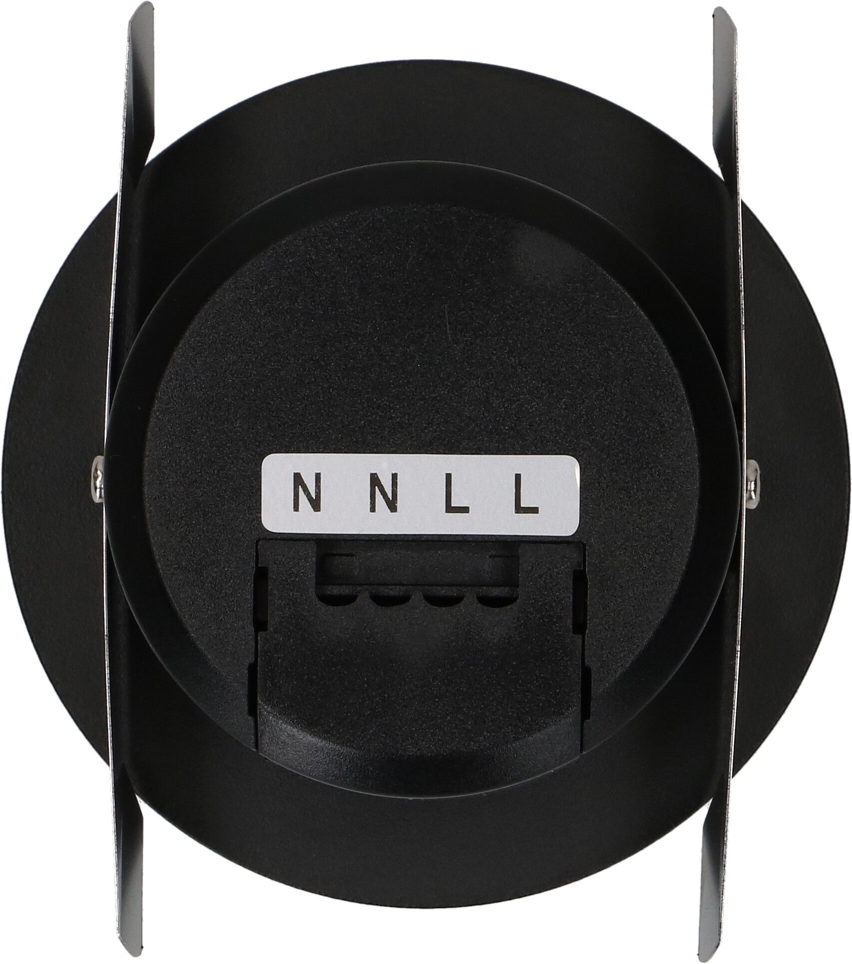 LED-Einbauspot WOODY Ø68 schwarz matt 3000K 660lm 60°