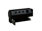 PRISMA bloc multiprise noir 3x type 13 1x module vide