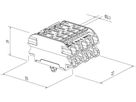 SLK5 Anschlussklemme 5-polig 0.5-2.5mm2 weiss