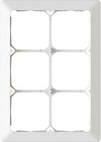 Abdeckrahmen Gr.3x2 UP inkl. Designprofil priamos weiss