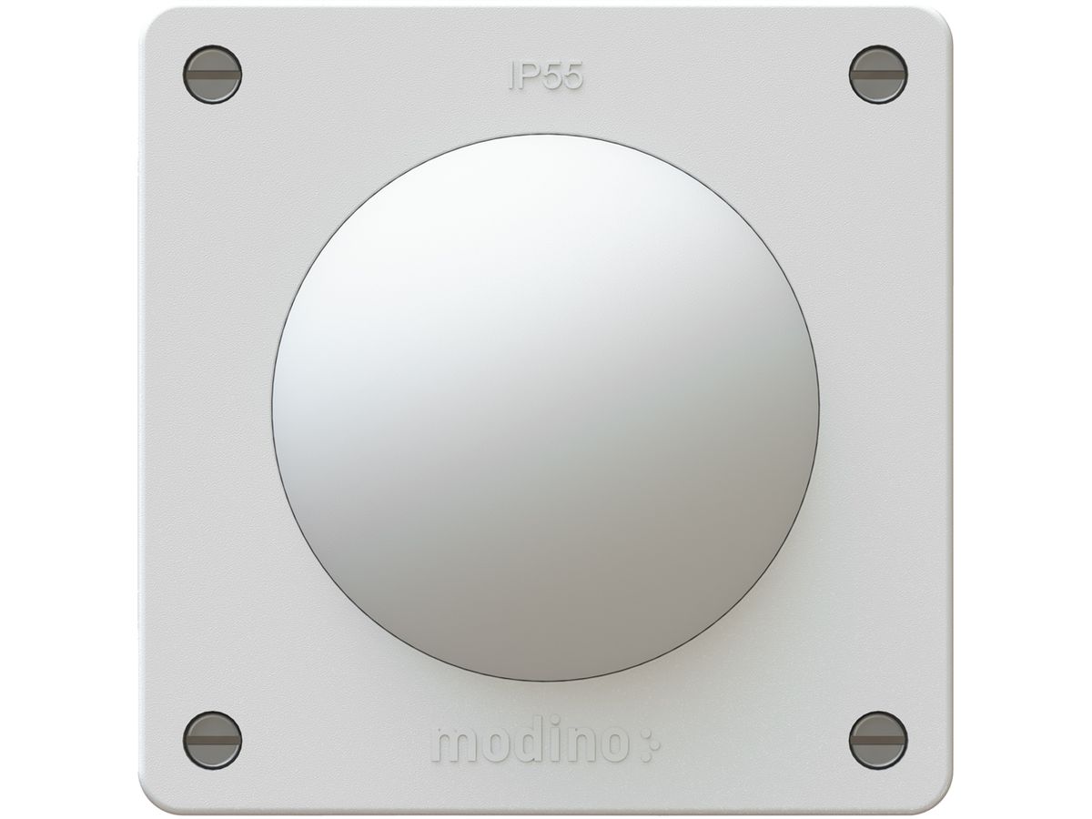 Flush-type wall switch schema 3 exo white IP55