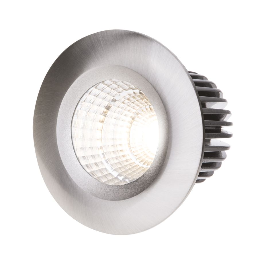 LED-Einbauspot FIXO Nickel gebürstet 3000K 960lm 60°