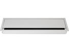 Kabeldurchführung 240mm eckig silber eloxiert