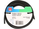 TDLR-Kabel H03VV-F3G0.75 5m schwarz