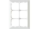 Abdeckrahmen Gr.3x2 UP inkl. Designprofil priamos weiss