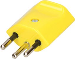 Stecker Typ 12 3-polig gelb