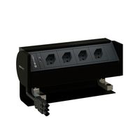 PRISMA presa multipla nero 4x tipo 13