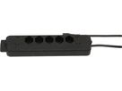multiprise Swiss Line 5+1x type 13 noir 3m