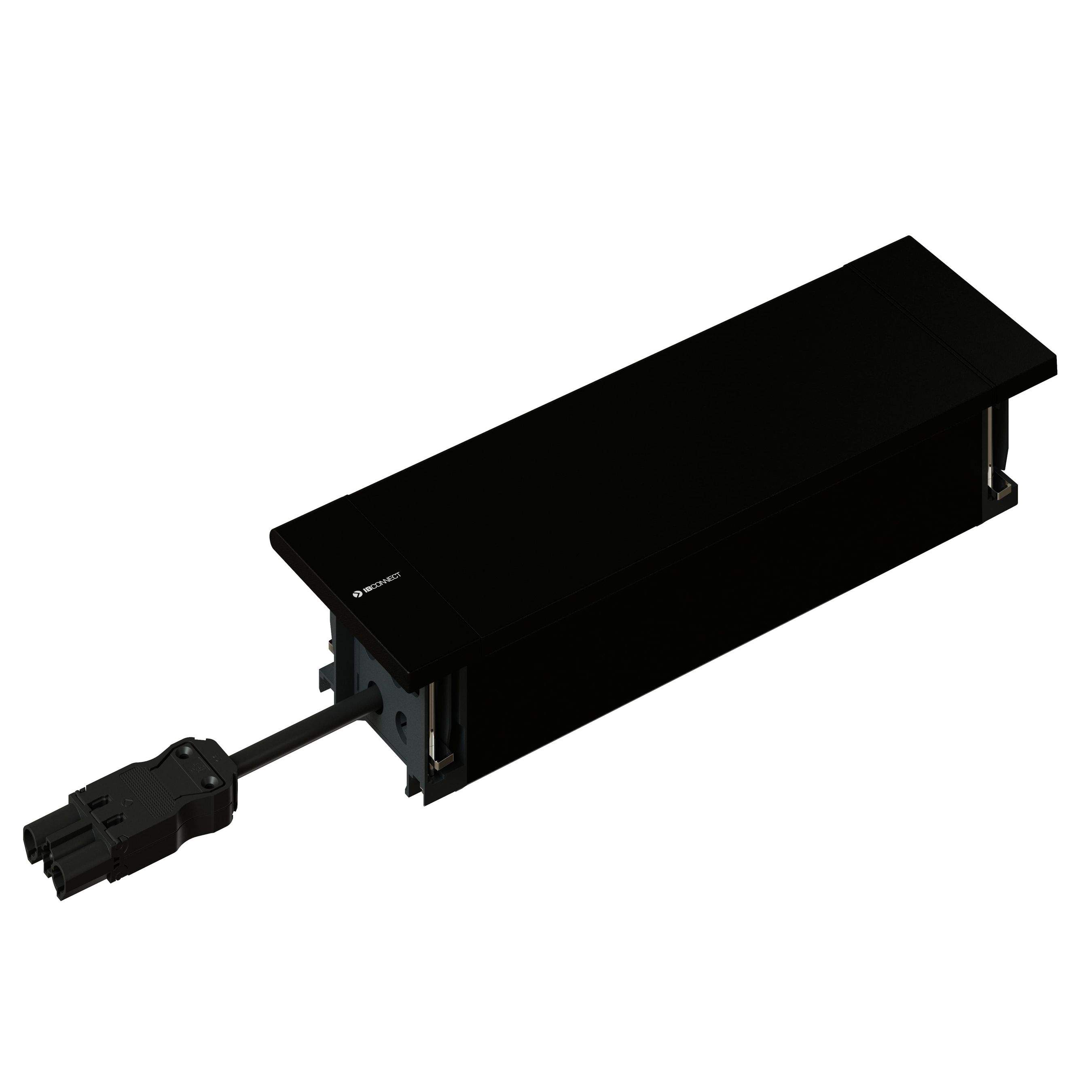 NEXO presa multipla nero 3x tipo 13 1x USB-C 60W