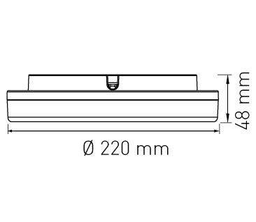 Deckenleuchte FLAT CCT 22 10/15W 1100/1500lm