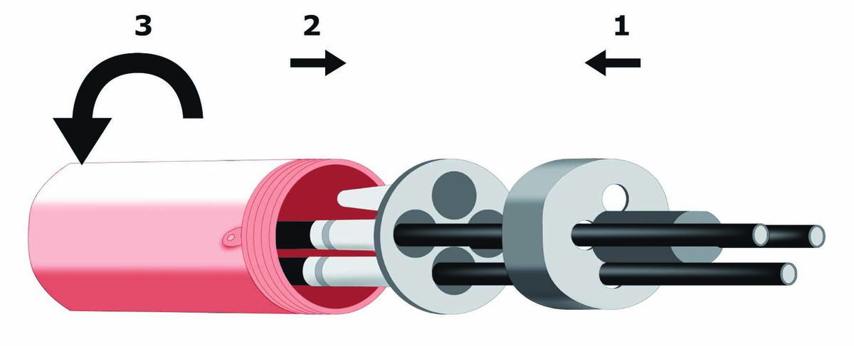 Dosenmuffe TDM 1 - 3 x 1.5 bis 5 x 2.5mm² - DM 6 - 14mm