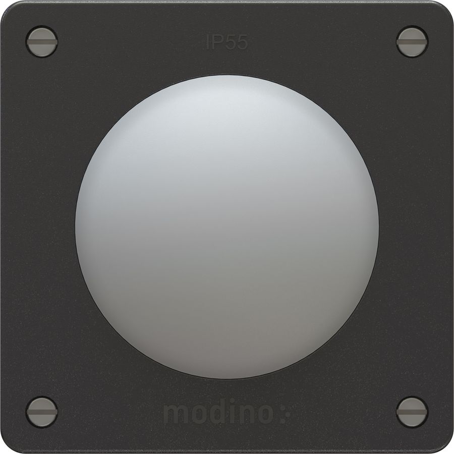 interrupteur à poussoir schéma 3 ENC exo IP55 noir