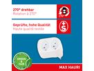 multi adaptateur ADAPT 2x type 13 blanc rotatif Green+Fair
