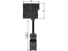 CUBOBOX bloc multiprise noir M 4 fois 3x type 13 1x USB-A/C