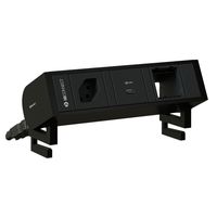 SUPRA presa multipla nero 1x tipo 13 1x USB-C 60W 1x modulo vuoto